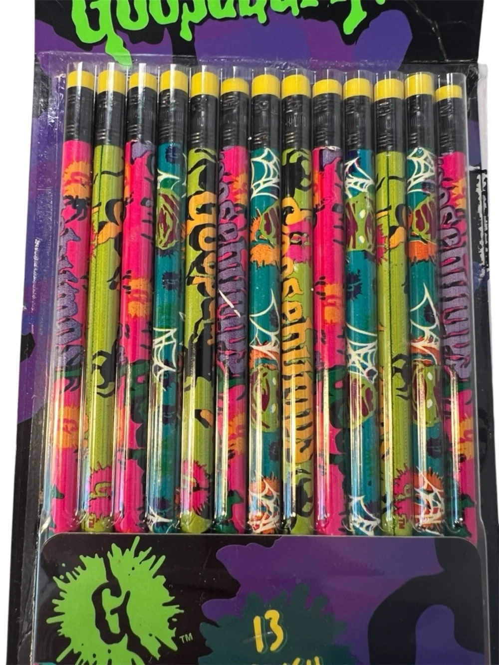 Vintage 1990’s Goosebumps 13 Multicolor Pencil Pack.   New with Tags